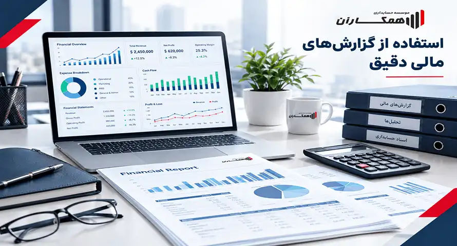 استفاده از گزارش‌های مالی دقیق